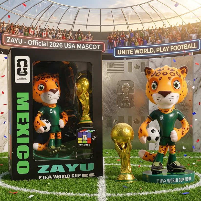 2026 World Cup Mascot Collectible Figures